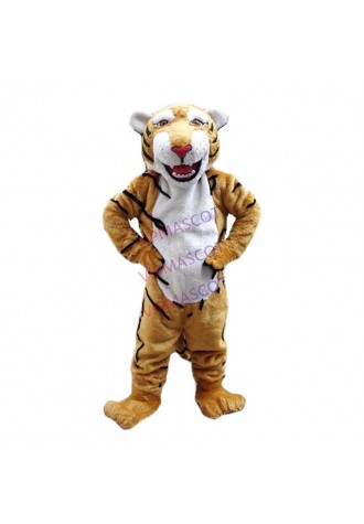 Plush Tiger Mascot Costume Suit Cosplay Party Game Dress Outfit Halloween Adult