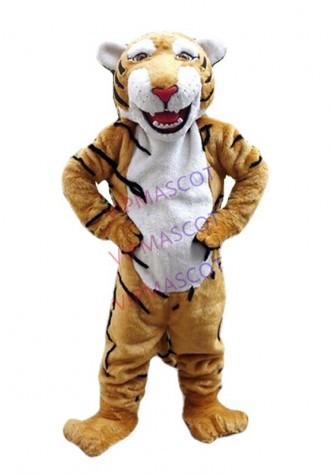 Plush Tiger Mascot Costume Suit Cosplay Party Game Dress Outfit Halloween Adult