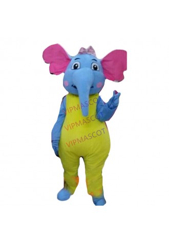 Elephant  Mascot Costume Suit Cosplay Party Game Dress Outfit  Halloween Adult