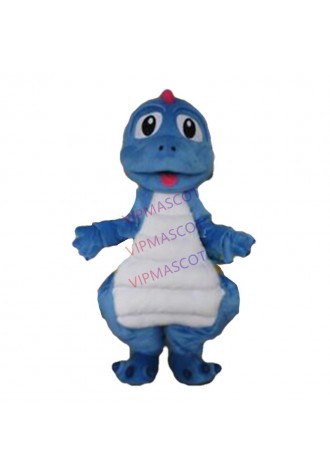 Halloween Blue Dragon Mascot Costume Cosplay Party Dress Clothing Carnival