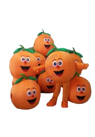 Navel  walk orange mascot  fashion fancy party fruit show adult costume clothing