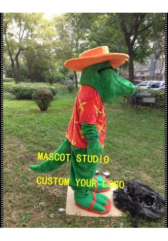 Crocodile Mascot Costumes Cartoon Apparel Birthday Party Masquerade Christmas