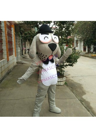 Grey Dog Mascot Costume Cosplay Party Dress Outfit Advertising Adults Parade US