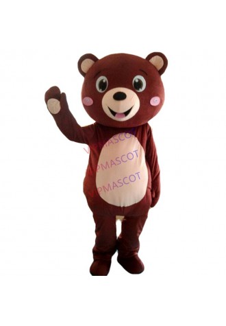 Bear Mascot Costume Cosplay Party Fancy Dress Outfit Advertising Halloween Adult