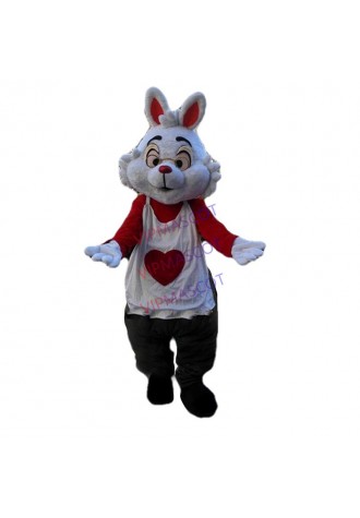 Rabbit Mascot Costume Suit Cosplay Party Game Dress Outfit Advertising Halloween