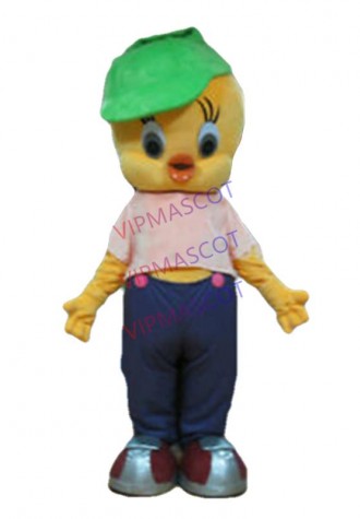 Halloween Cosplay Costume Yellow Bird Mascot Costume Cosplay Party Fancy Dress