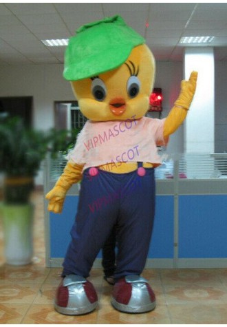 Halloween Cosplay Costume Yellow Bird Mascot Costume Cosplay Party Fancy Dress