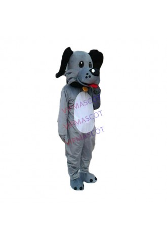 The New Gray Dog Adult Mascot Costume For Festival Unisex Free Shipping