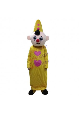 Cute Yellow Hat Boy Mascot Bumba Mascot Costume Cosplay Party Fancy Dress Adults
