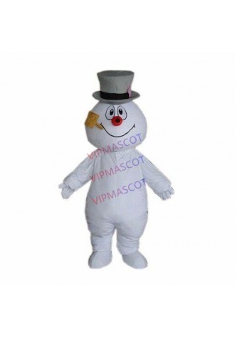 New listingFrosty White Snowman Mascot Costume Cosplay Fancy Dress Adults Cartoon Parade US