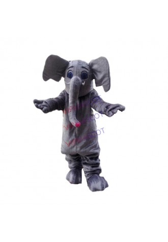 Grey Elephant Mascot Costume Cosplay Party Game Dress Outfit Halloween Adult