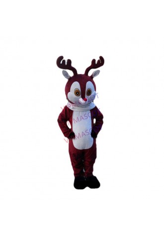 Deer Mascot Costume Cosplay Party Game Dress Outfit Advertising Halloween Adult