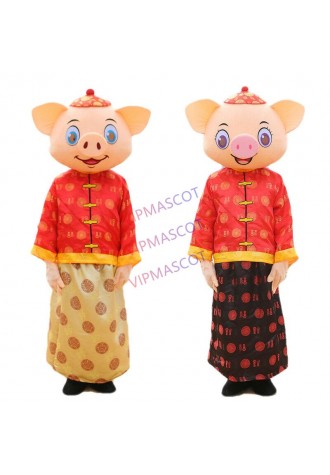 Pig Mascot Costume Party Birhtday Cosplay Outfits Game Adult Sport Dress Parade