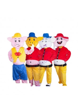 Birhtday Sun Pig Costume  Halloween Mascot Party Outfit Game Adults Dress