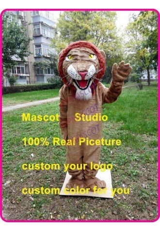 Lion Mascot Costume Cosplay Party Game Dress Outfit Advertising Halloween Adult