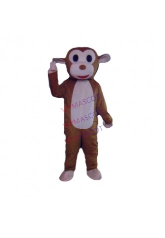 Monkey Mascot Costume Suit Cosplay Outfit Halloween Adult Party Fancy Dress Suit