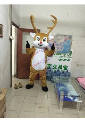 Christmas Reindeer Costumes Mascot Festival Party Cosplay Adult Fancy Deer Dress