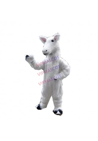 White Horse Mascot Costume Suit Cosplay Party Game Dress Outfit Halloween Adult