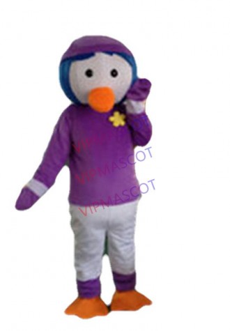 Duck Mascot Costume Cosplay Party Fancy Dress Outfit Advertising Adults Parade  