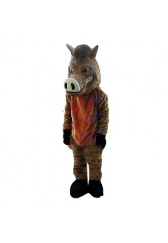 Boar Wild Pig Mascot Costume Cosplay Party Game Dress Outfit Halloween Adult