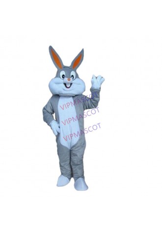 New Bunny Mascot Costume Rabbit Halloween X  mas party Fancy Dress Adult gift