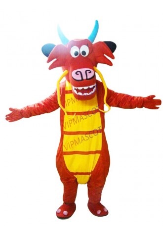 Dragon Mascot Costume Suit Cosplay Party Game Dress Outfit Halloween Xmas Adult