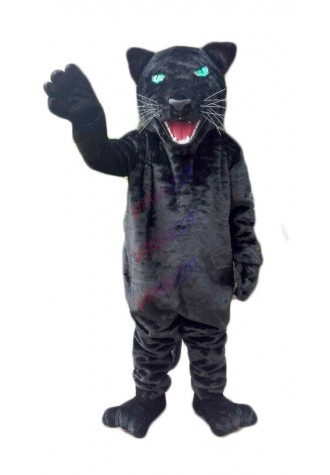 Black Jaguar Mascot Costume Suit Cosplay Party Game Dress Outfit Halloween Adult