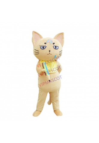 Pencil Mr Cat Mascot Costume Cosplay Animal Parade Adult Dress Outfit Party Suit