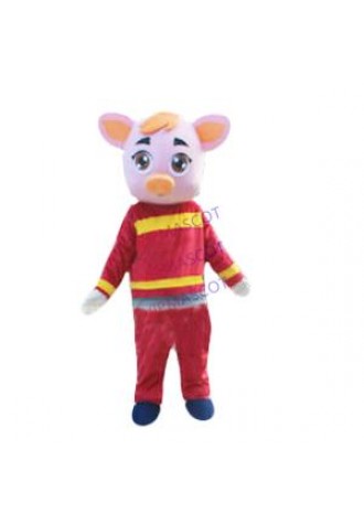 Pig Costume Outfit Game Adult Birhtday Mascot Party Cosplay Dress Parade Animal