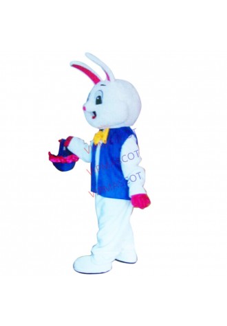 New Easter Bunny Mascot Costume EPE Fancy Dress Cosplay Rabbit Outfit Adult Size