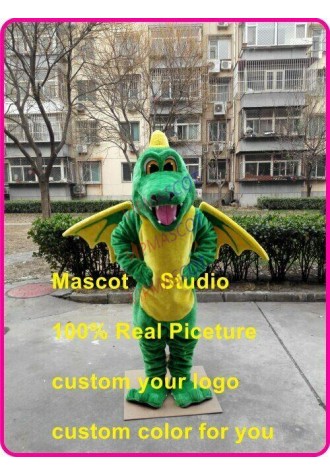 Dinosaur Mascot Costume Suit Cosplay Party Game Dress Outfit Halloween Adult