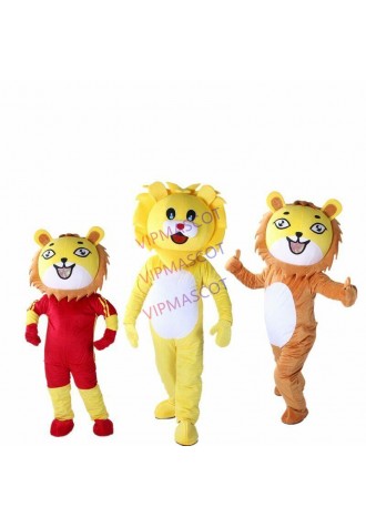 Lion King Mascot Costume Suit Cosplay Party Game Dress Outfit Halloween Adult