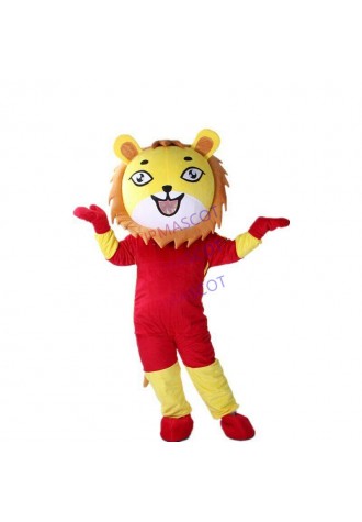 Lion King Mascot Costume Suit Cosplay Party Game Dress Outfit Halloween Adult