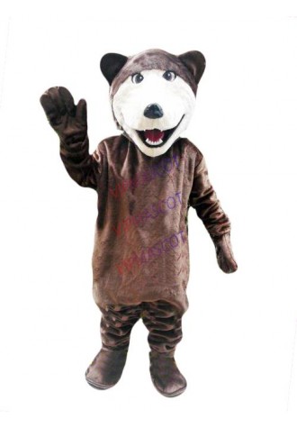 Grizzy Bear Mascot Costume Suit Cosplay Party Game Dress Outfit Halloween Adult