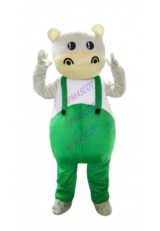 Halloween Milk Cow Mascot Costume Suits Cosplay Party Clothing Carnival Adults