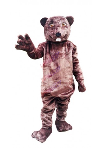 Sinocastor Mascot Costume Suit Cosplay Party Game Dress Outfit Halloween Adult