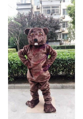 Sinocastor Mascot Costume Suit Cosplay Party Game Dress Outfit Halloween Adult