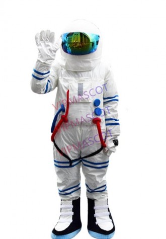 Spaceman Mascot Costume Astronaut Halloween Party Dress Adult Size Fast Shipping