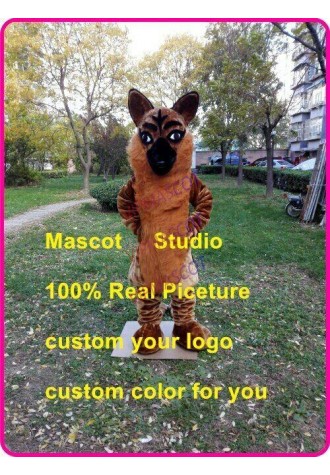Shepard Dog Mascot Costume Suit Cosplay Party Game Dress Outfit Halloween Adult