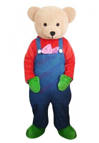 Halloween Teddy Bear Mascot Costume Cosplay Party Clothing Carnival Adults