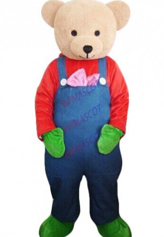Halloween Teddy Bear Mascot Costume Cosplay Party Clothing Carnival Adults