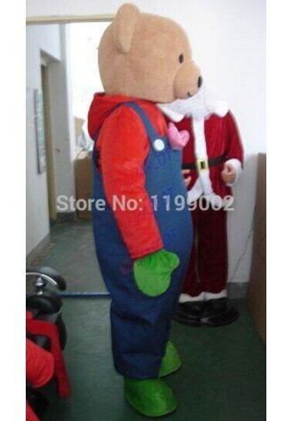 Halloween Teddy Bear Mascot Costume Cosplay Party Clothing Carnival Adults