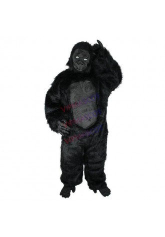  Top Quality Gorilla Mascot Costume Custom Mascot Carnival Suit Dress Animal Hot