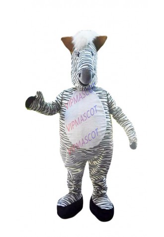 zebra Mascot Costume Cosplay Party Game Dress Outfit Advertising Halloween Adult