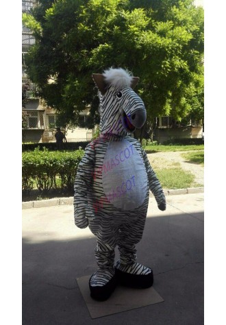 zebra Mascot Costume Cosplay Party Game Dress Outfit Advertising Halloween Adult