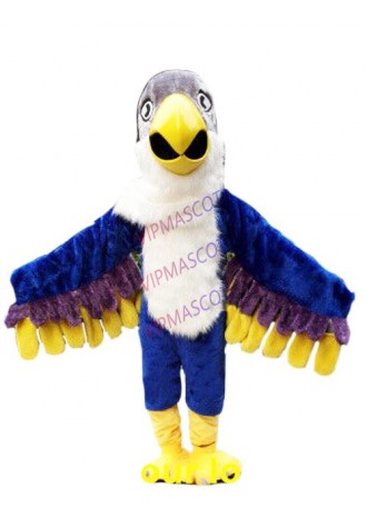 Blue Eagle Mascot Costume Suit Cosplay Party Game Dress Outfit Halloween Adult