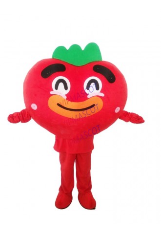 Fruit Tomato Mascot Costume Cosplay Party Fancy Dress Outfit Advertising Adults