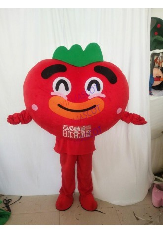 Fruit Tomato Mascot Costume Cosplay Party Fancy Dress Outfit Advertising Adults