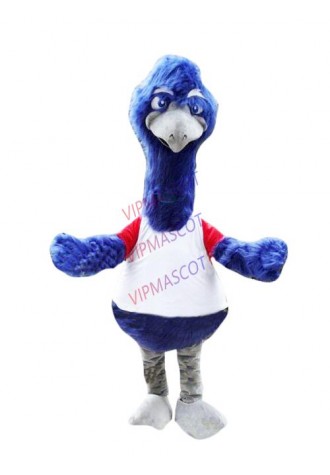 Halloween Blue Mascot Costume Plush Fancy Anime Kits Theme Fancy Dress Carnival