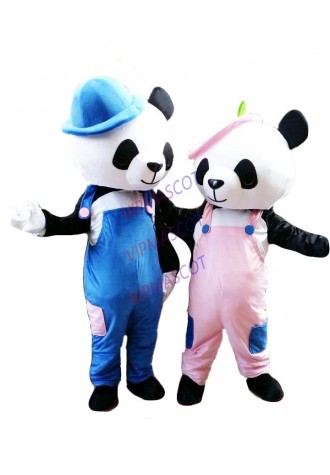 New Cute Panda Mascot Cartoon Doll Walking Costumes Stage Props Adult Dress